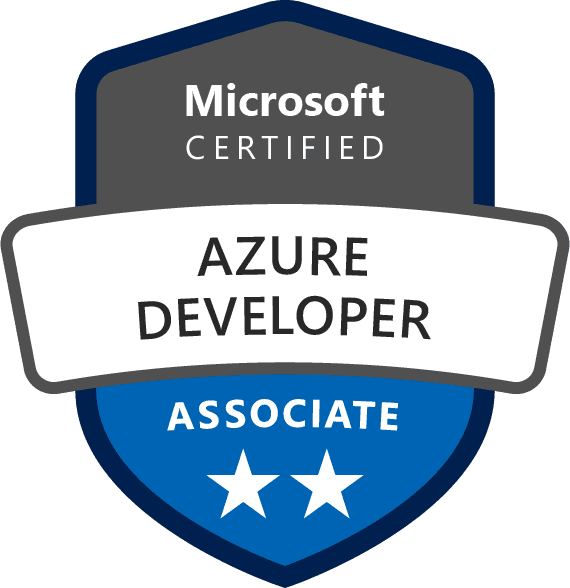 Microsoft Certified: Azure Developer Associate badge